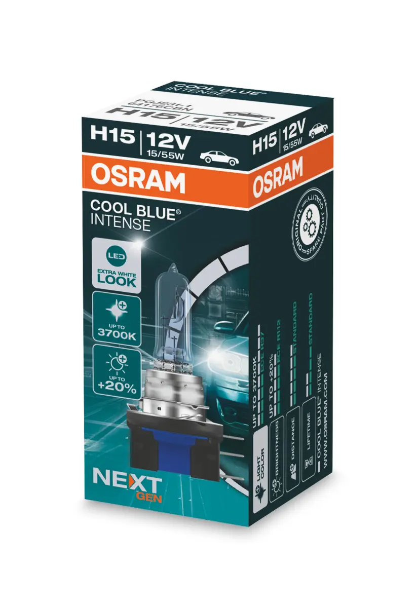 manual-143-143-1 Osram Cool Blue Intense H15, 12V 64/19W