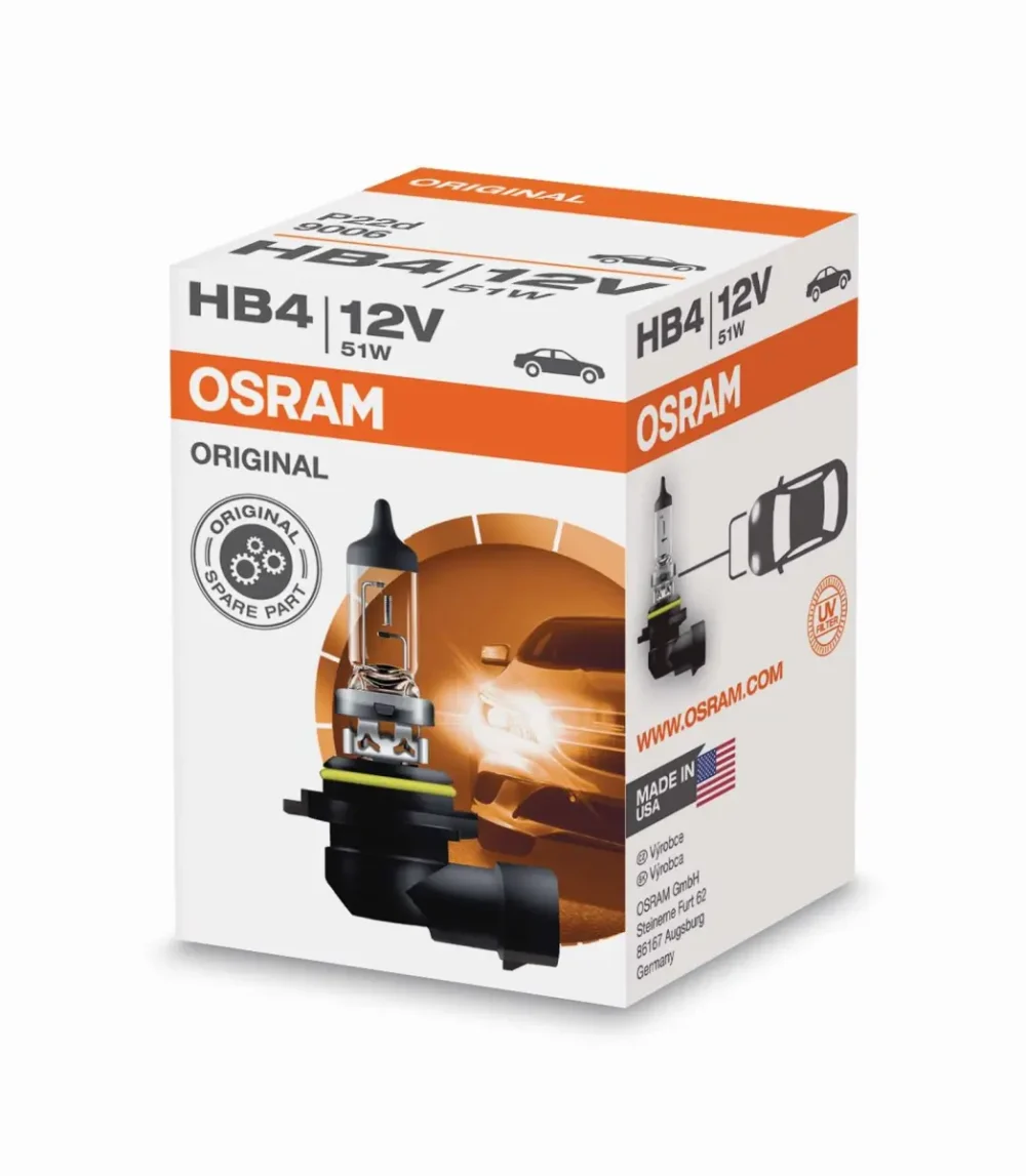 OSRAM HB4 12V Autolampe, Original Ersatzteil.